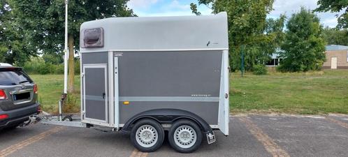 Humbaur 1.5 paards trailer + Zadelkamer., Dieren en Toebehoren, Paarden en Pony's | Trailers en Aanhangwagens, Gebruikt, 1½-paards trailer