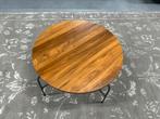 Nieuw Rolf Benz 947 Salontafel noten hout Design tafel, Ophalen of Verzenden, Nieuw, Rond, 50 tot 100 cm