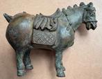 Twee bronzen paardjes, China, Qin dynastie (replica's?), Ophalen of Verzenden