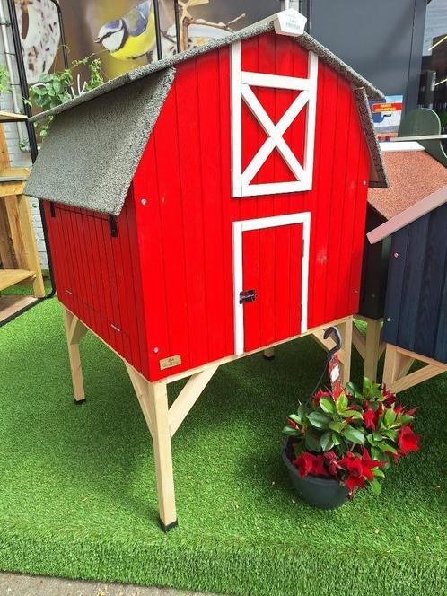 Kippenhok Red Barn, uniek design!, Dieren en Toebehoren, Pluimvee | Toebehoren, Nieuw, Kippenhok of Kippenren, Ophalen