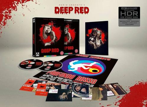 Deep Red (1975) 4K UHD Blu-Ray Limited Edition Dario Argento, Cd's en Dvd's, Blu-ray, Zo goed als nieuw, Horror, Boxset, Verzenden