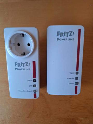 Fritz Powerline 1260E + 1220E  Set + WIFI beschikbaar voor biedingen