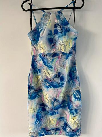 Zomerjurk Paper Dolls - Blauw, Maat M beschikbaar voor biedingen