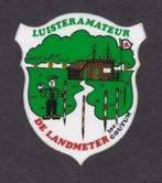 Sticker Goutum Luisteramateur De Landmeter., Ophalen of Verzenden, Zo goed als nieuw