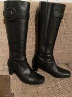 Dameslaars zwart 40 leder, Hoge laarzen, Zwart, Gabor, Ophalen of Verzenden