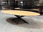 Ovale eettafel | Table du sud, Ophalen, 100 tot 150 cm, Eikenhout, 200 cm of meer