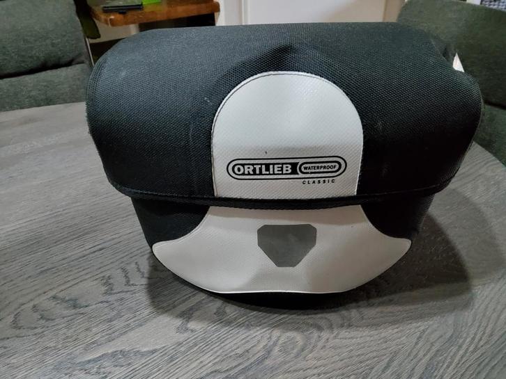 Ortlieb Fiets Stuurtas - Wit/Zwart, Fietsen en Brommers, Fietsaccessoires | Fietstassen, Gebruikt, Ophalen