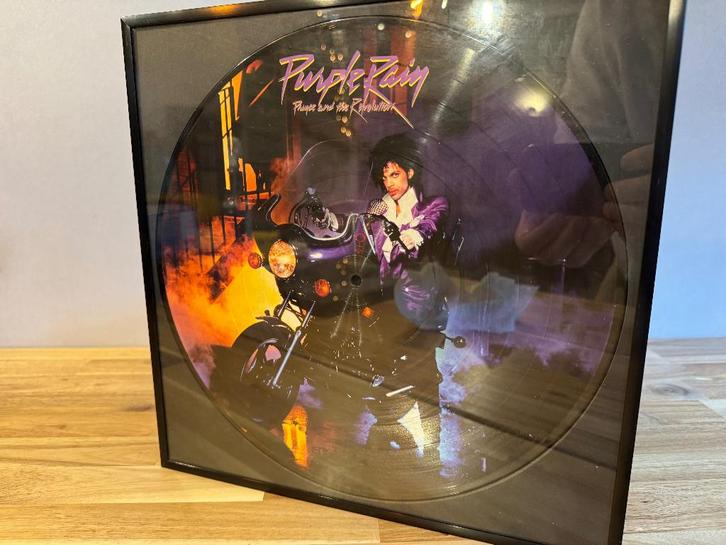 Prince - Purple Rain Picture Disc in lijst, Cd's en Dvd's, Vinyl | Pop, Gebruikt, 1980 tot 2000, 12 inch, Ophalen of Verzenden