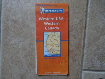 michelin wegenkaart 585 west USA en west Canada beschikbaar voor biedingen