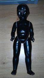 Antieke zwarte / donkere pop 50 cm, Ophalen of Verzenden