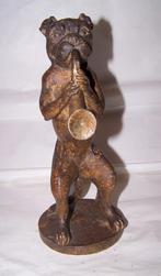 Prachtig beeld Boxer als saxofoonspeler. H. 23cm. Nwst., Verzamelen, Beelden en Beeldjes, Ophalen of Verzenden, Zo goed als nieuw
