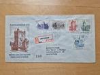 NVPH FDC E5 - 1951 Kerken - Aangetekend, netjes getypt adres, Postzegels en Munten, Postzegels | Eerstedagenveloppen, Ophalen of Verzenden