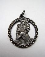 Grote zilveren hanger Sint Christoffel (8043-1), Ophalen, Zo goed als nieuw, Zilver, Zilver
