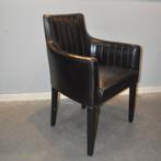 Nieuwe zwarte schapenleren stoel LA, Huis en Inrichting, Stoelen, Ophalen, Zwart, Nieuw, Leer