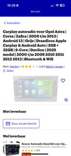 Auto radio voor opel met apple carplay of andriod auto, Ophalen of Verzenden, Nieuw