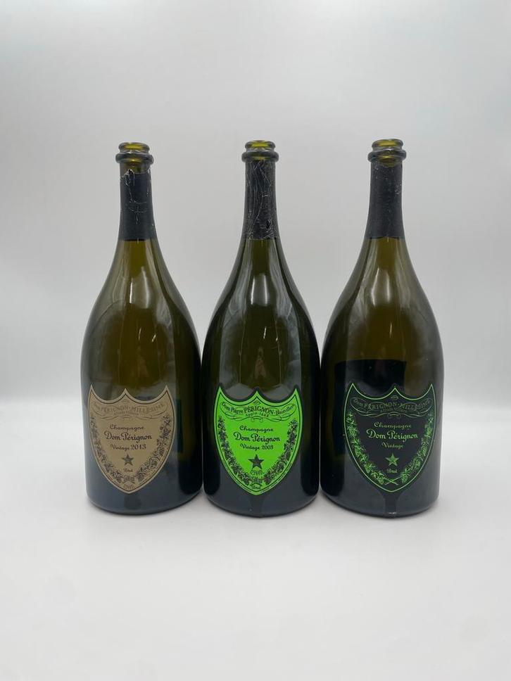 Dom Perignon 1.5L Magnum Leeg, Verzamelen, Wijnen, Nieuw, Champagne, Frankrijk, Vol, Ophalen of Verzenden