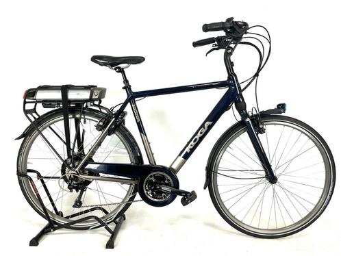 Koga E-Deluxe 57 cm Blauw/Grijs, Fietsen en Brommers, Fietsen | Heren | Herenfietsen, Gebruikt, Overige merken, 57 tot 61 cm, Versnellingen