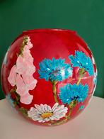 Vaas "DAISY"  Handbeschilderd door RIXSA ART, Ophalen