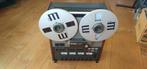 TEAC A-3440 Bandrecorder + NAB adapters en 2 banden, defect, Ophalen, Defecte bandrecorder, Met banden