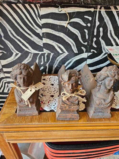 Antieke Gietijzeren haardblokken prijs per stuk, Antiek en Kunst, Antiek | Woonaccessoires, Ophalen of Verzenden