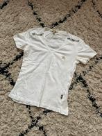 Basic wit t-shirt met Burberry details - maat S, Wit, Ophalen of Verzenden, Zo goed als nieuw, Korte mouw