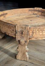 Chakki Tafel - Indiase Molensteen Salontafel, Huis en Inrichting, Tafels | Salontafels, Ophalen, Gebruikt, 50 tot 100 cm, 50 tot 100 cm