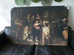 schilderij Nachtwacht 150 bij 100cm, Antiek en Kunst, Ophalen