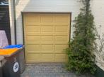 Hardhouten electrische garagedeur bxh 210x230, Doe-het-zelf en Verbouw, Deuren en Horren, Ophalen, Garagedeur, Zo goed als nieuw