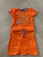 Oranje jurk maat 98/104, Kinderen en Baby's, Kinderkleding | Maat 98, Meisje, Ophalen of Verzenden, Zo goed als nieuw, Jurk of Rok