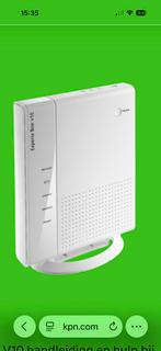 KPN Experia Box V10 Router, Ophalen of Verzenden, Gebruikt, Router met modem