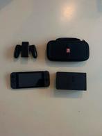 Nintendo switch met dock en case, Ophalen of Verzenden, Zo goed als nieuw, Met 2 controllers, Switch Original