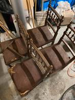 Oude klooster stoelen, Antiek en Kunst, Antiek | Meubels | Stoelen en Banken, Ophalen of Verzenden