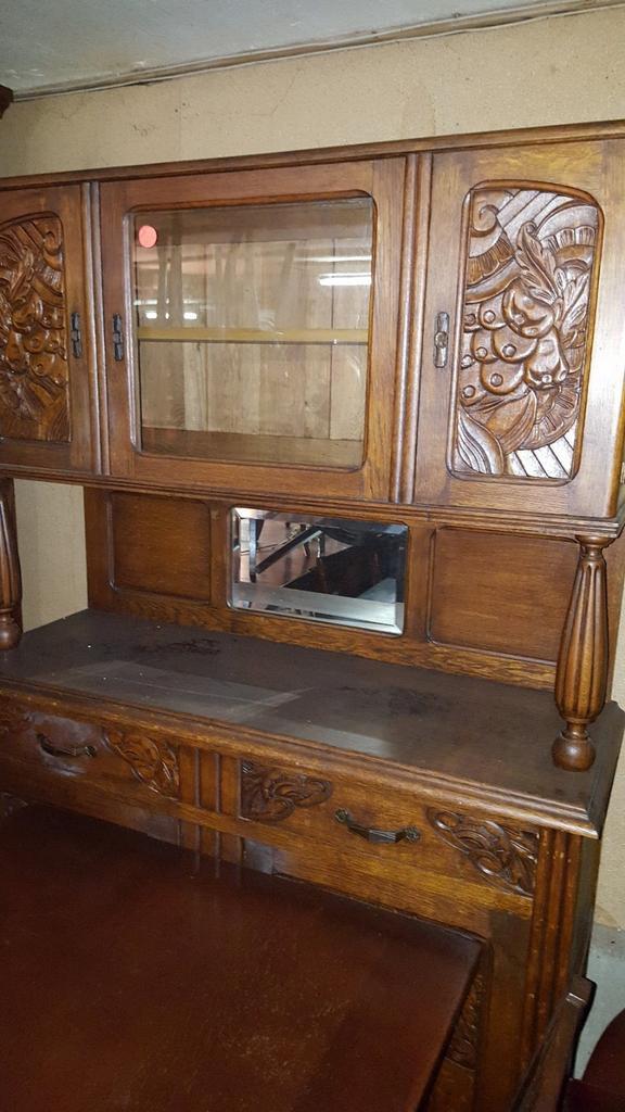 Art deco JUGENDSTIL buffetkast, Antiek en Kunst, Curiosa en Brocante, Ophalen