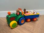 Old McDonald Tractor met Aanhangwagen, Kinderen en Baby's, Speelgoed | Speelgoedvoertuigen, Ophalen of Verzenden, Zo goed als nieuw