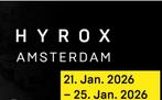 Hyrox Amsterdam 21 januari, Tickets en Kaartjes, Evenementen en Festivals, Twee personen