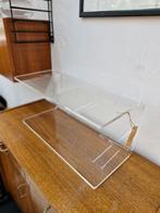 Vintage space age boekenplank plexiglas 70s, Ophalen, Gebruikt, ., .