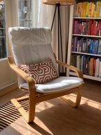 Nette POÄNG relax stoel van Ikea met wit kussen, Huis en Inrichting, Ophalen of Verzenden, Zo goed als nieuw