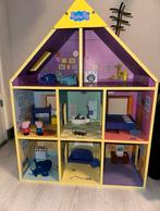 Peppa pig Houten poppenhuis, Ophalen of Verzenden, Zo goed als nieuw