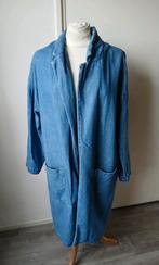 Bershka lange denim trenchcoat, Kleding | Dames, Jassen | Zomer, Berskha, Blauw, Maat 42/44 (L), Ophalen of Verzenden