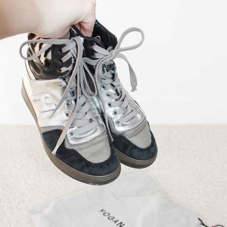 Schitterende Leren Hogan Schoenen - s29 (Maat 37) € 145,-, Kleding | Dames, Schoenen, Zo goed als nieuw, Sneakers of Gympen, Overige kleuren