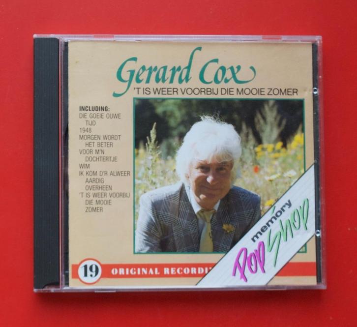 cd Gerard Cox 't Is weer voorbij die mooie zomer + 1948, Cd's en Dvd's, Cd's | Humor en Cabaret, Boxset, Ophalen of Verzenden