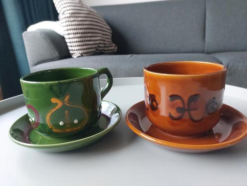 2x vintage'70 ZELL AM HARMERSBACH GROTE SOEPKOM MET SCHOTEL, Huis en Inrichting, Keuken | Servies, Nieuw, Kom(men), Overige stijlen