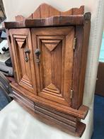 Mooi en Antiek Houten Sieradenkastje Juwelenkastje, Ophalen of Verzenden