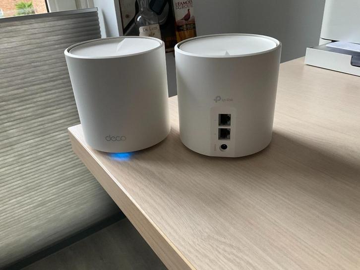 TP-Link Deco X60 - Mesh WiFi - Versterker - WiFi 6 -  2-pack, Computers en Software, Routers en Modems, Zo goed als nieuw, Router met modem