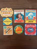 Set van 7 Oude fles etiketten (ongebruikt)Utrecht ., Verzamelen, Merken en Reclamevoorwerpen, Ophalen of Verzenden, Nieuw, Overige typen