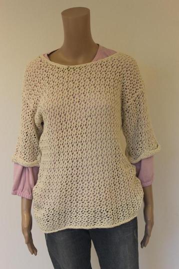 H&M creme kanten truitje maat S beschikbaar voor biedingen