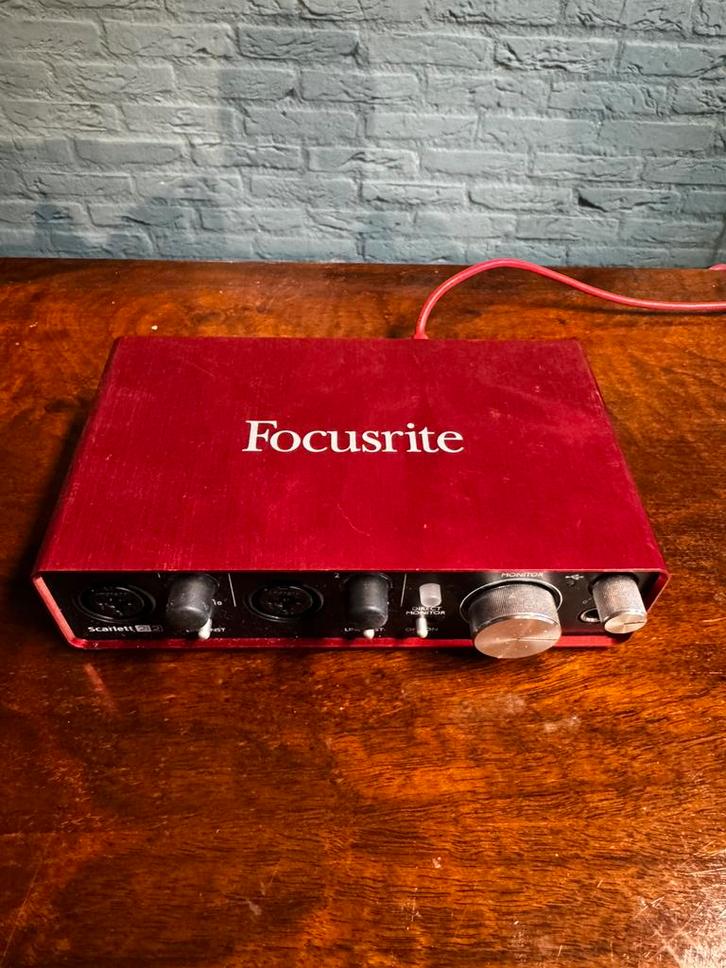 Focusrite Scarlett 2i2 – ZGAN, topkwaliteit audio-interface!, Audio, Tv en Foto, Professionele Audio-, Tv- en Video-apparatuur