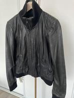 Diesel jas leer S, Verzenden, Gedragen, Maat 38/40 (M), Zwart