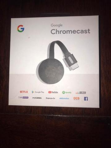 Google chromecast nieuw doos zit er bij beschikbaar voor biedingen