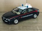 Burago alpha romeo 156 italiaanse police pr incl vzk, Hobby en Vrije tijd, Modelauto's | 1:24, Ophalen of Verzenden, Zo goed als nieuw